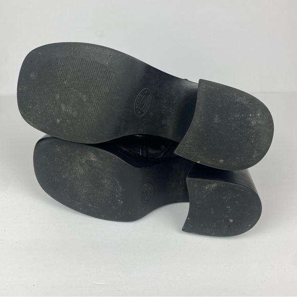 Steve Madden Vintage 90's Hott Leather Chunky Platform Ankle Boots - Picture 8 of 11